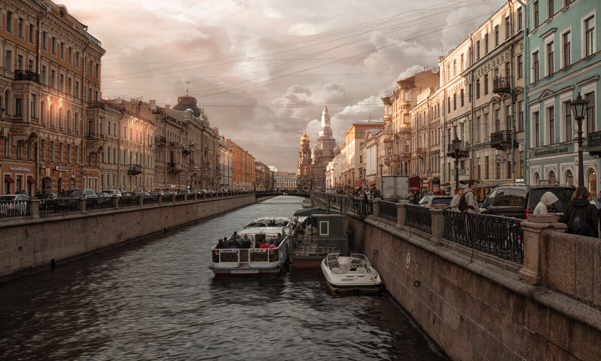 Канал Грибоедова.. Розовый закат. - Лилия . Канал Грибоедова.. Розовый закат. - Лилия .