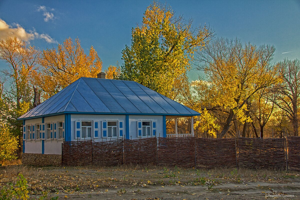 Осень в деревеньке. - Людмила Осень в деревеньке. - Людмила