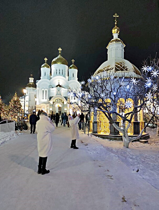 Рождество в Дивеевском монастыре. - Ольга Довженко