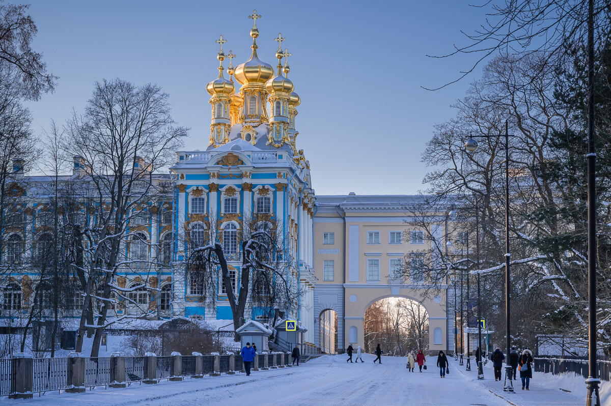 Купола домашнего храма Екатерининского дворца. - Олег Бабурин Купола домашнего храма Екатерининского дворца. - Олег Бабурин