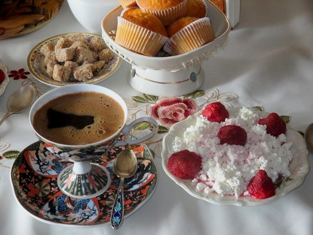 Утренний кофе с домашним творогом - Надежд@ Шавенкова