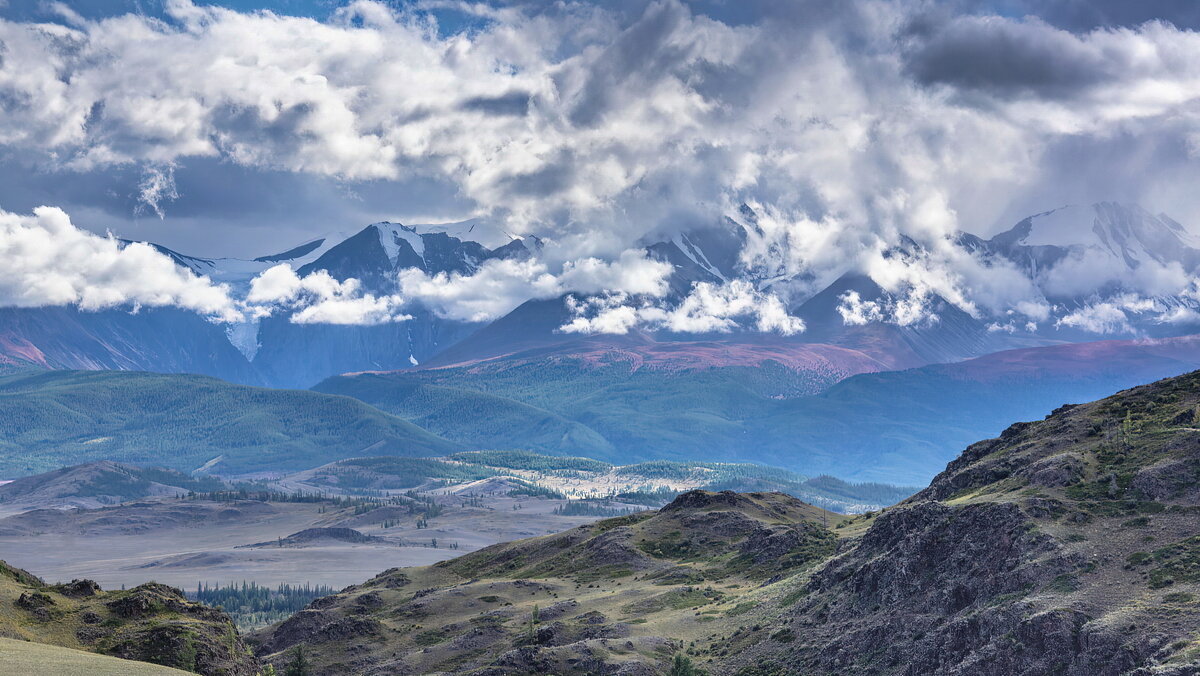 Переменная облачность. Северо-Чуйский хребет - Виктор Четошников Переменная облачность. Северо-Чуйский хребет - Виктор Четошников