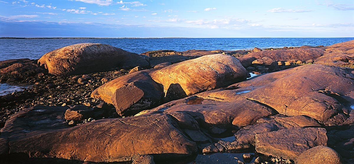 Береговые скалы на закате - Сергей Курников Береговые скалы на закате - Сергей Курников