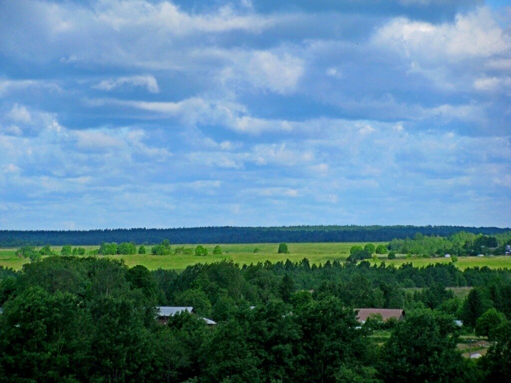 МОЯ ДЕРЕВНЯ, из окошка. - Виктор Осипчук