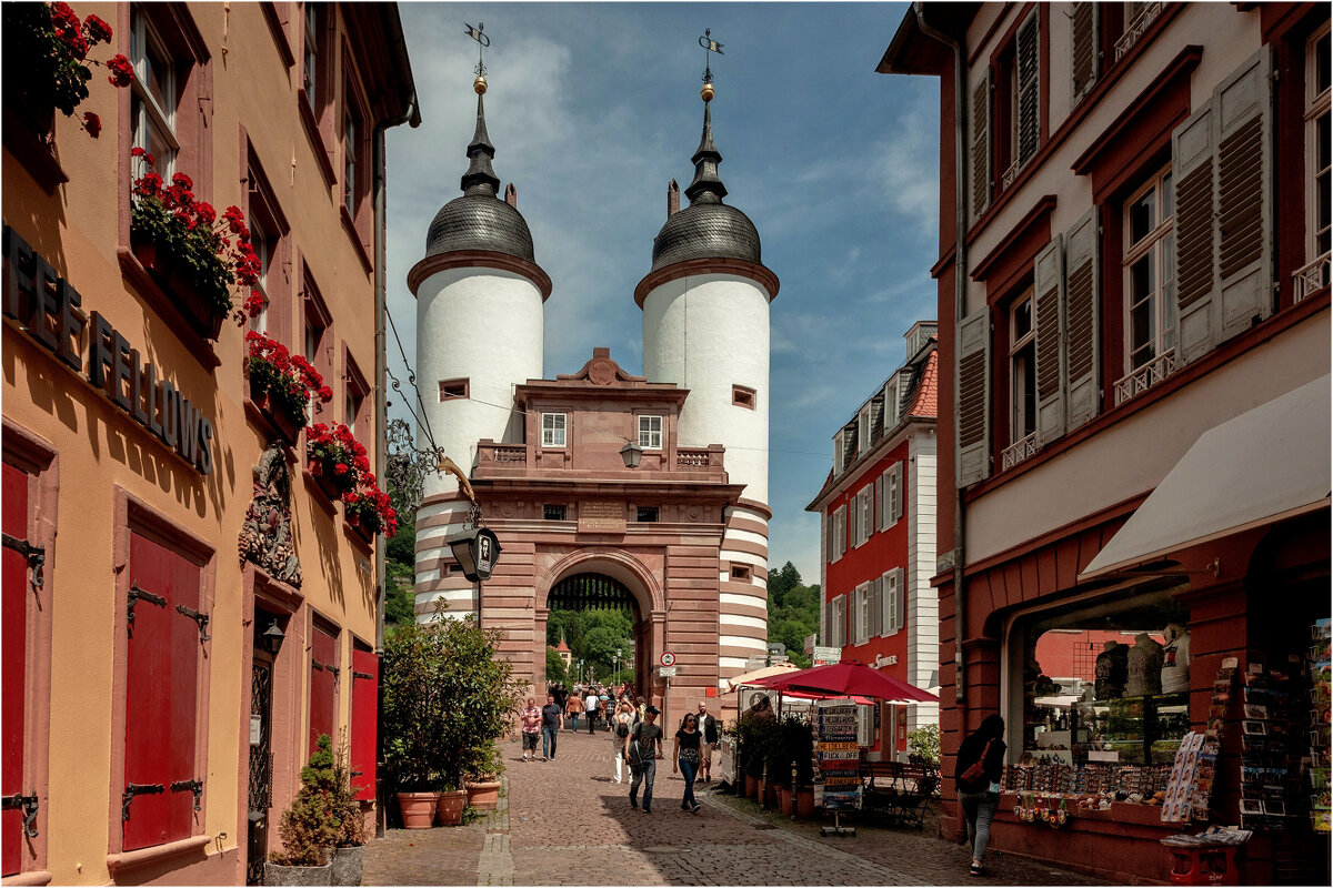 Ворота Старого моста /Хaйдельберг, нем. Heidelberg—город в Германии/ - Bo Nik