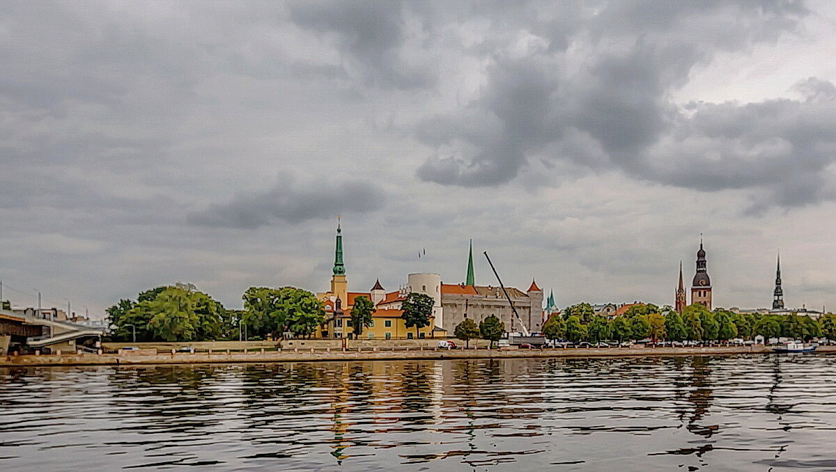 Daugava and Riga - Arturs Ancans