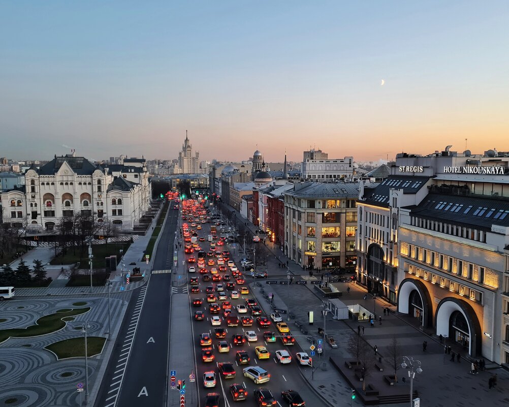 Москва со смотровой площадки Центрального Детского мира - Надежда Лаптева