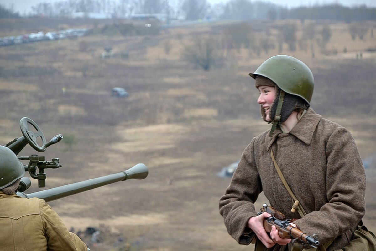 Историческая реконструкция Битвы за Москву под Каширой. - Михаил Столяров