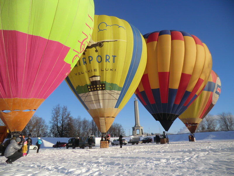Великие Луки. Полёт аэростатов на Рождество... - Владимир Павлов
