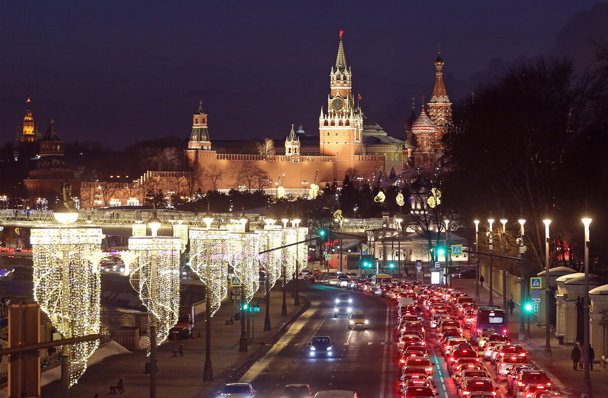 Кремль с Устьинского моста - Михаил Бибичков