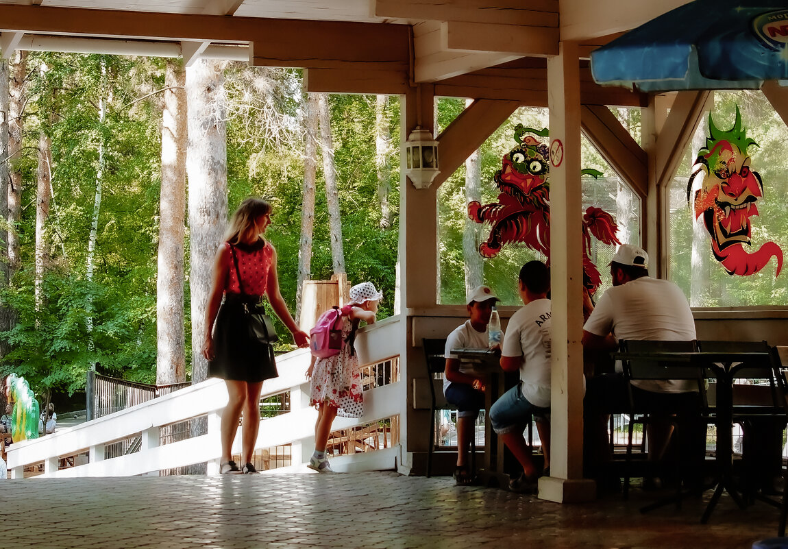 В летнем кафе зоопарка - Сергей Царёв