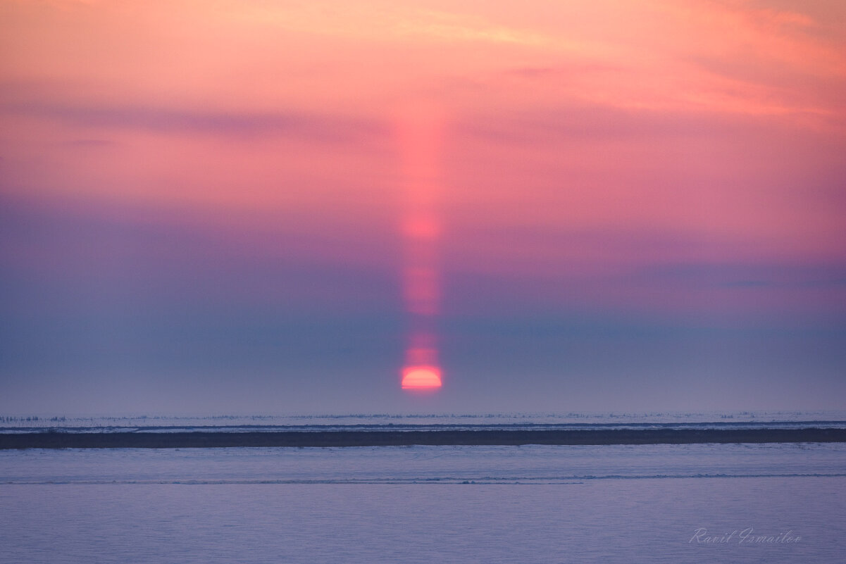 Закат в заполярье - Равиль Исмаилов Закат в заполярье - Равиль Исмаилов