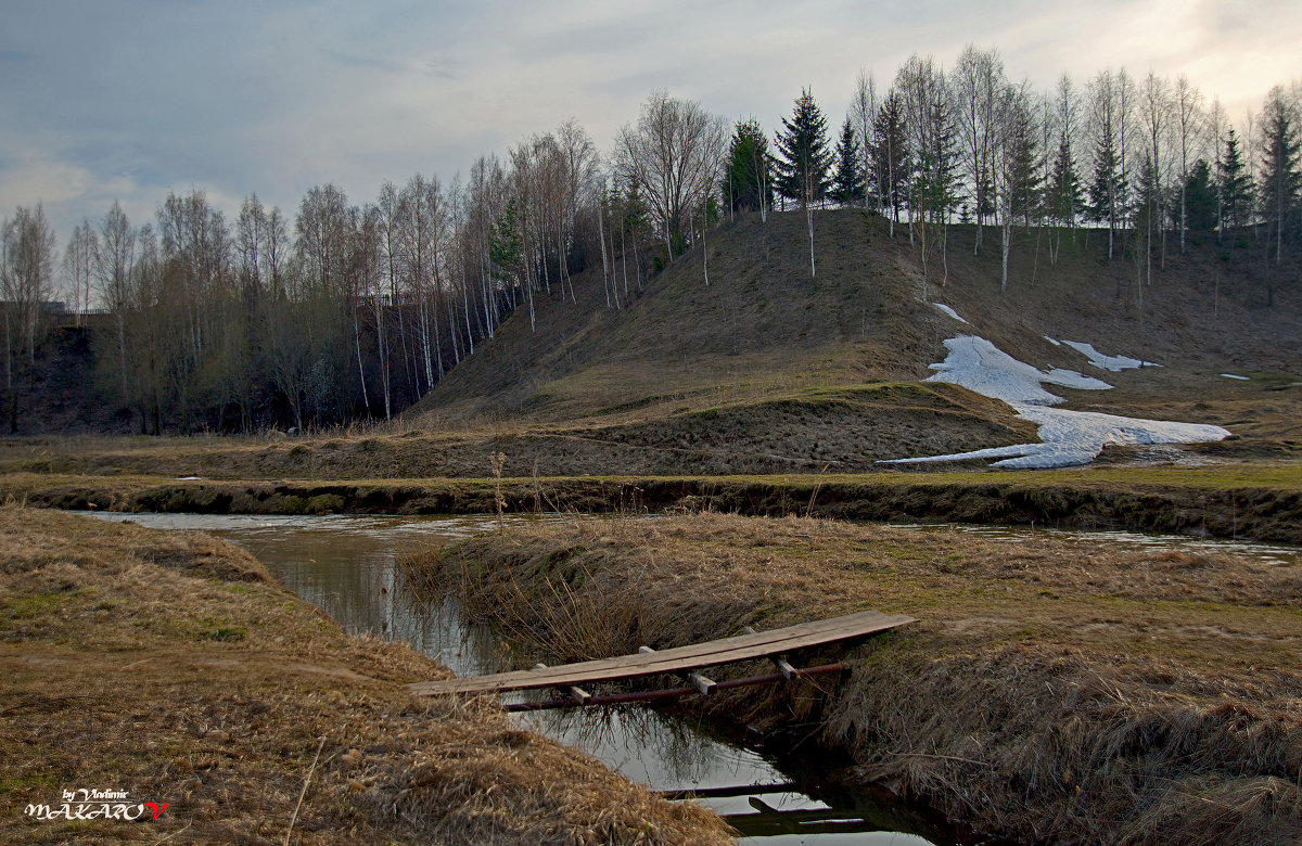 Весна. Мосток. - Владимир Макаров