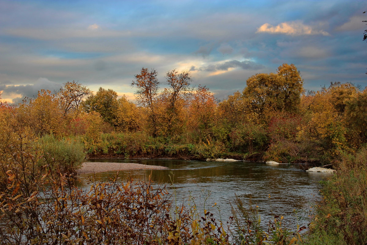 Осень у реки. - Наталья Юрова