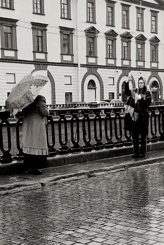 Фотосессия с зонтиком - Наталья Герасимова