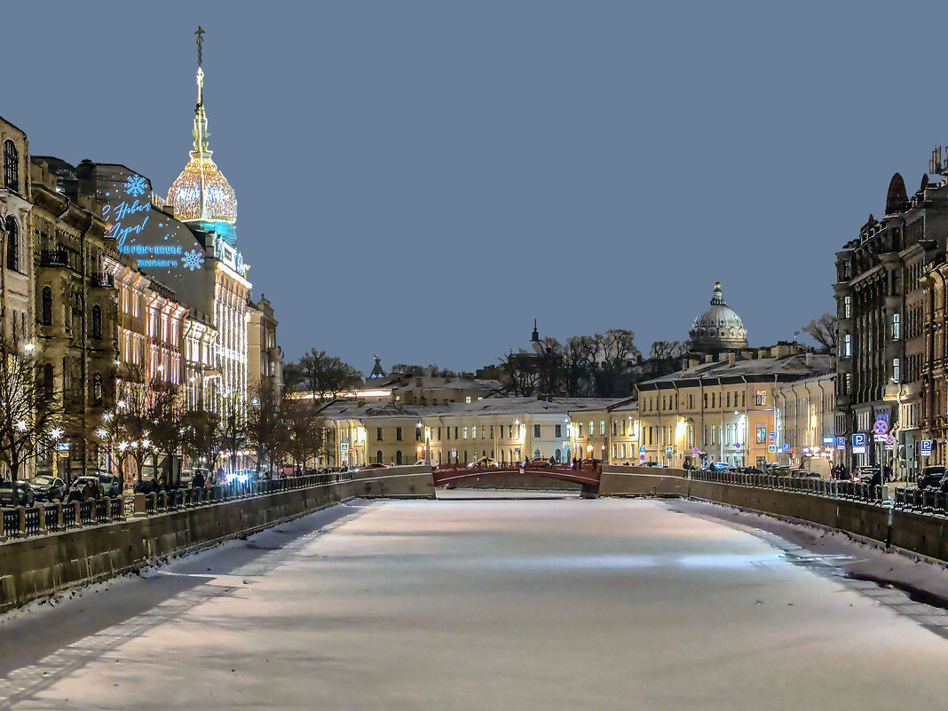 Прогулка по новогоднему Петербургу - Стальбаум Юрий 