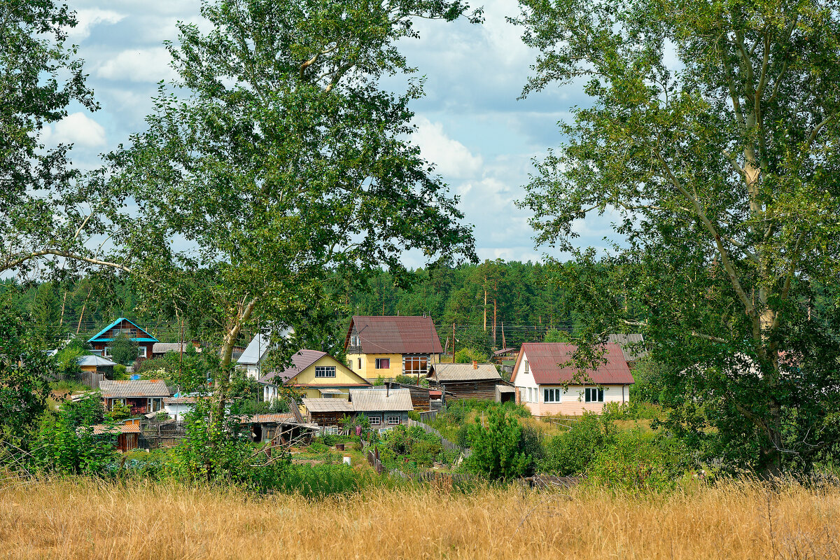 Сибирская глубинка. Домики в деревне - Дмитрий Конев