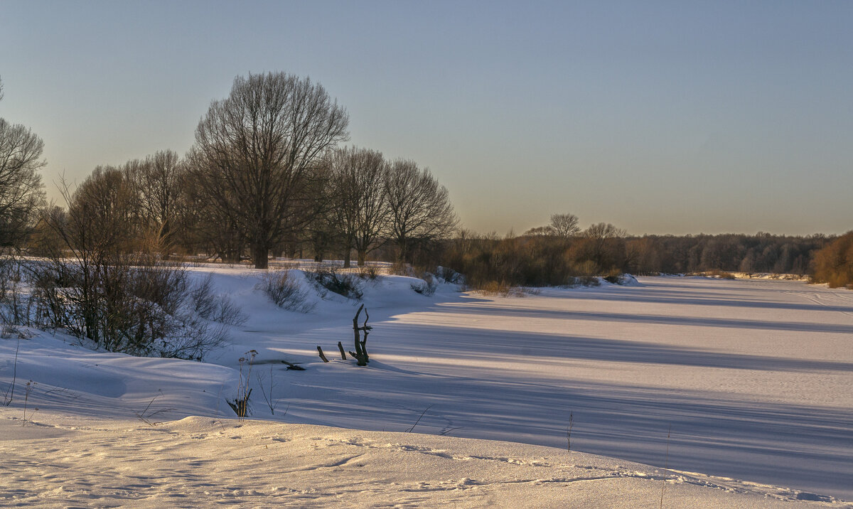 Клязьма в начале марта - Сергей Цветков Клязьма в начале марта - Сергей Цветков