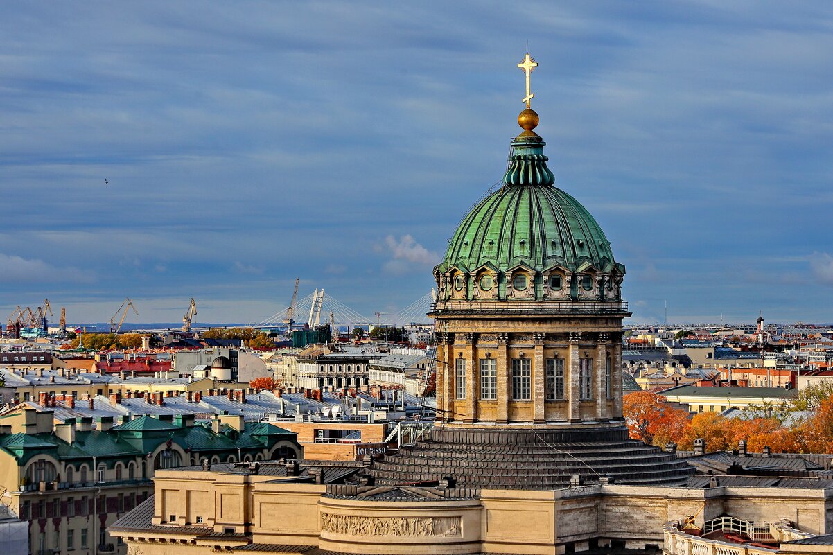 Над крышами Санкт-Петербурга. - Татьяна Бравая