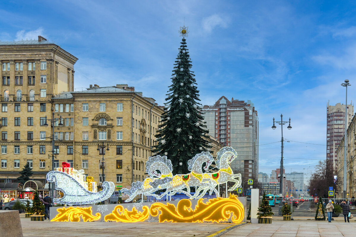 СПб. Рождественская ярмарка. Московская площадь. - Виктор Орехов