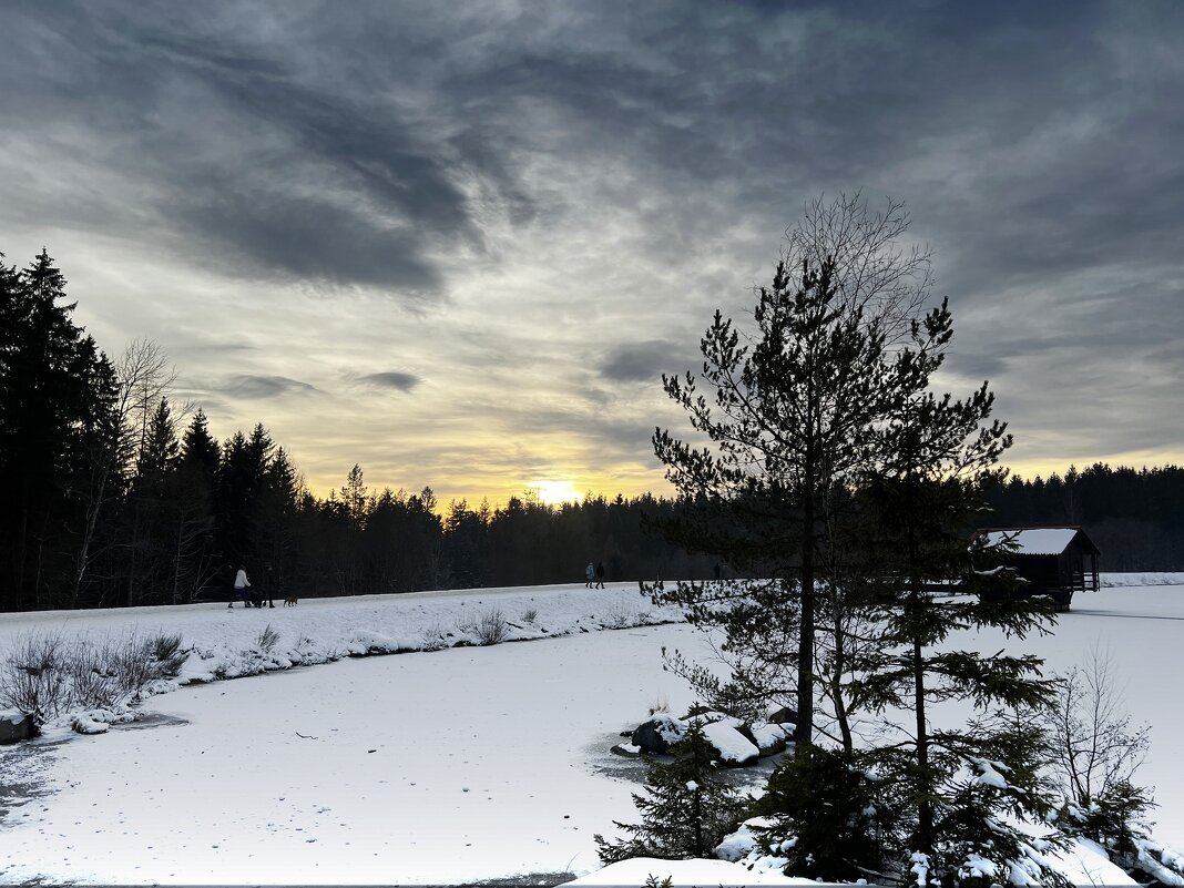 Захватывающий закат / Bilder – Roter Sonnenuntergang...Мир Природы  - "The Natural World" Александер