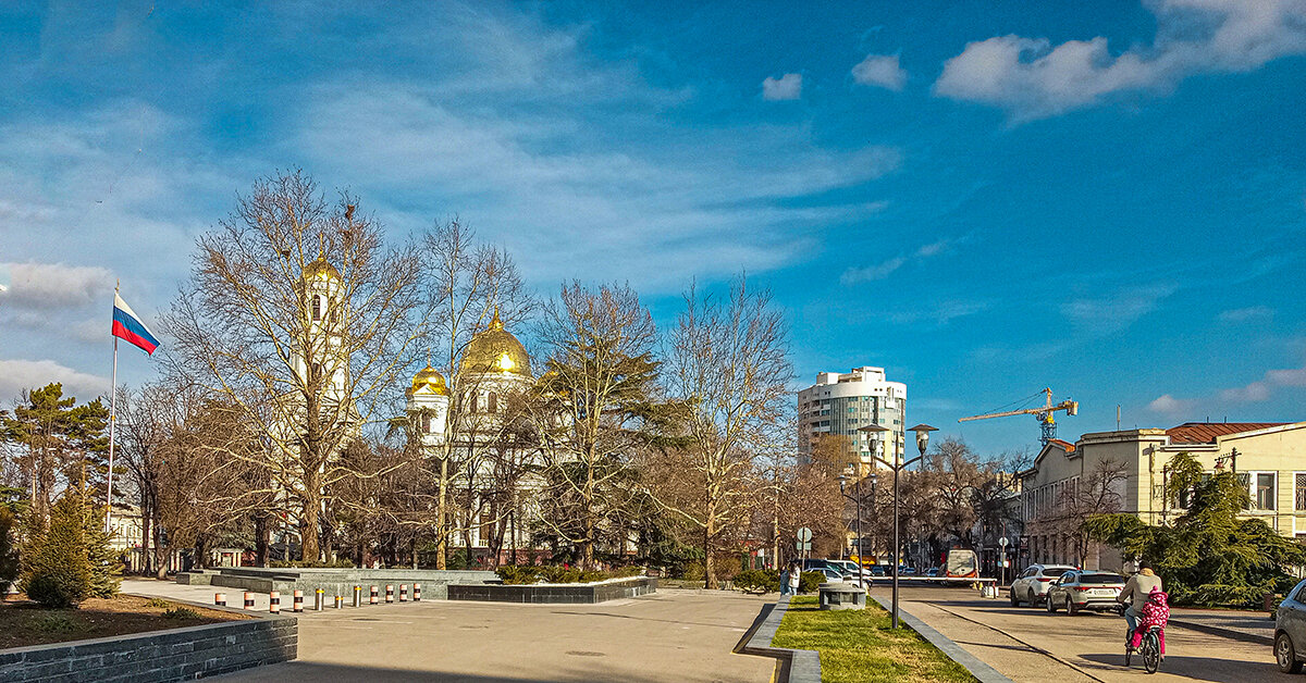 Городской пейзаж с элементами эклектики - Юрий Яловенко