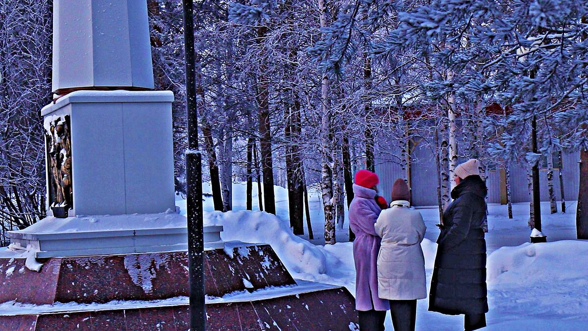 Январь...Подруги в сквере Победы! - Владимир 