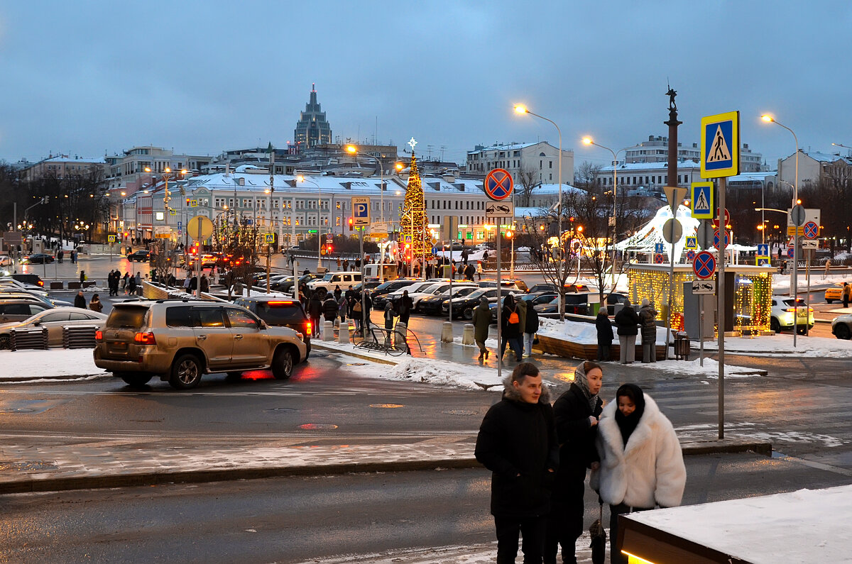 Новогодняя Москва. Трубная площадь. Со Старым Новым годом! - Наташа *****