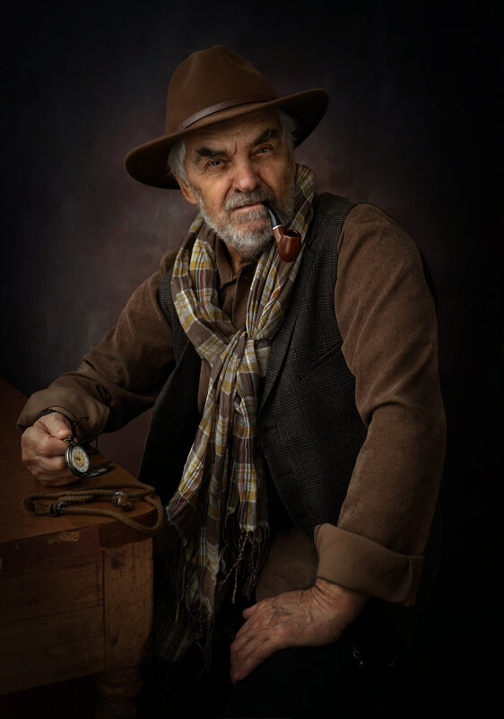 Мужчина с бородой и в шляпе - Татьяна Звада Мужчина с бородой и в шляпе - Татьяна Звада