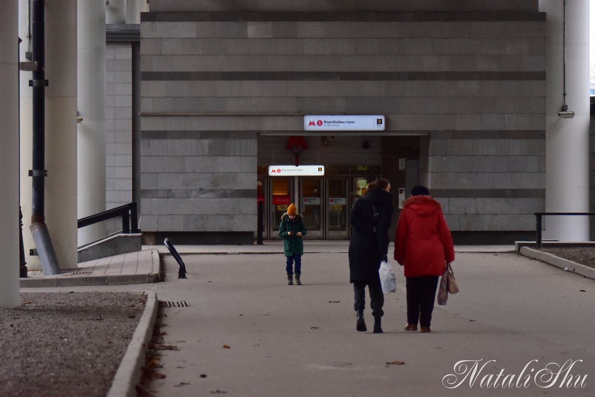 Вход в метро. - Наталья Вязигина Вход в метро. - Наталья Вязигина