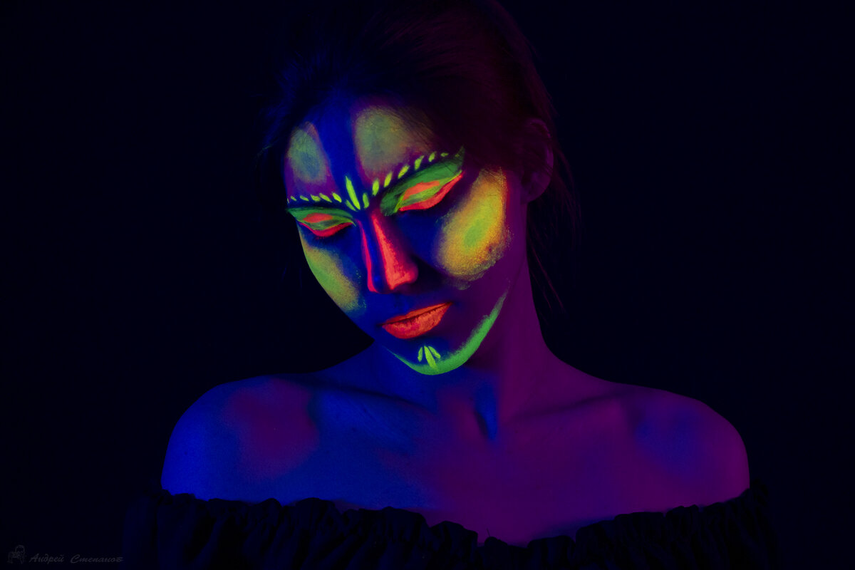 Неоновый портрет. - Андрей + Ирина Степановы Неоновый портрет. - Андрей + Ирина Степановы