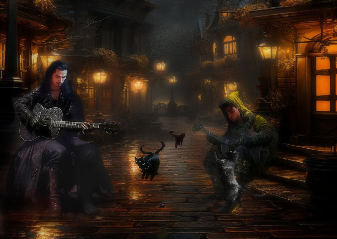 Уличные музыканты - Е.М. *** Уличные музыканты - Е.М. ***