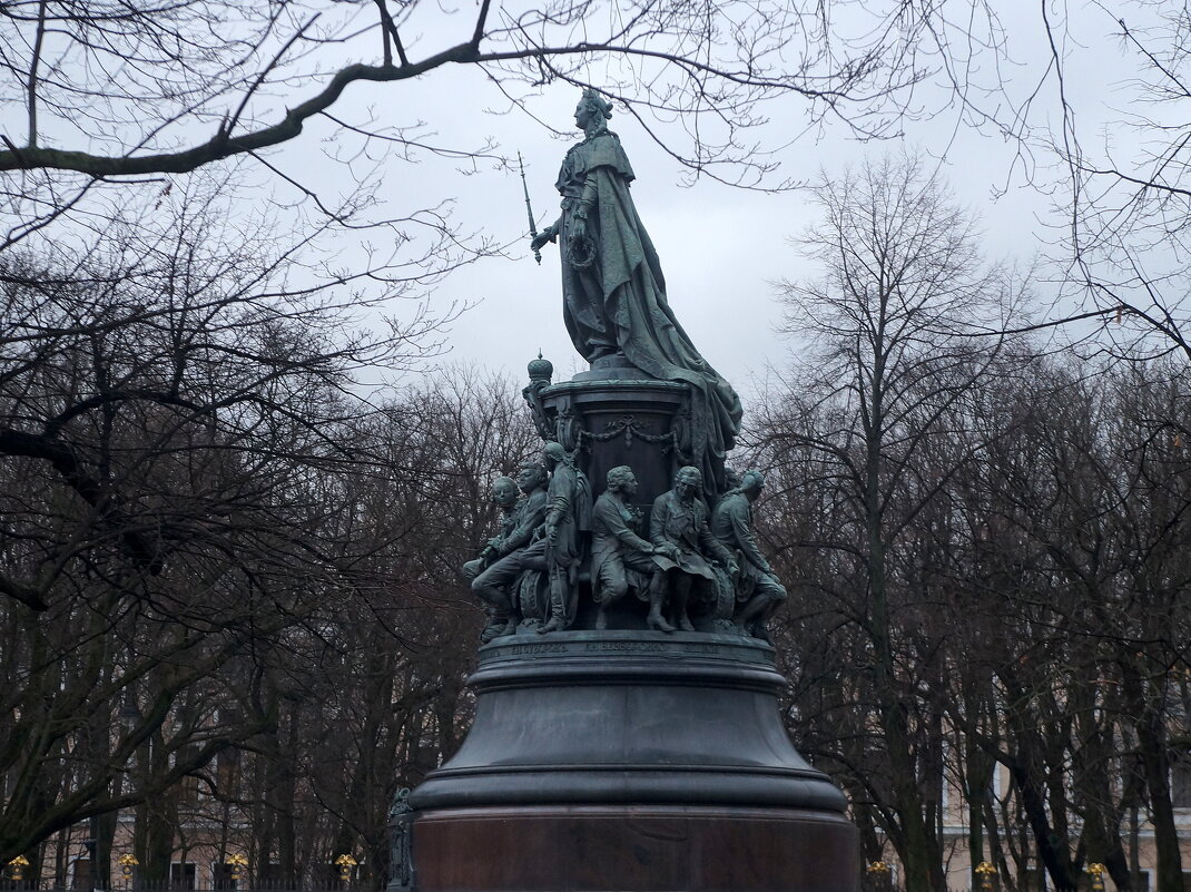 Екатерина II / автор проекта М.О. Микешин / 1873 - zavitok *