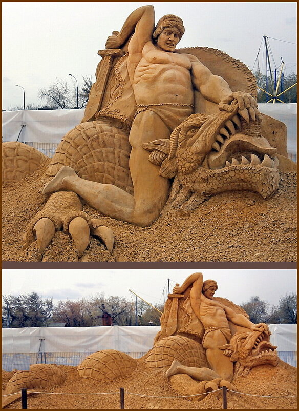 Чемпионат мира по скульптуре из песка в Москве. 2013 год. - Ольга Довженко Чемпионат мира по скульптуре из песка в Москве. 2013 год. - Ольга Довженко