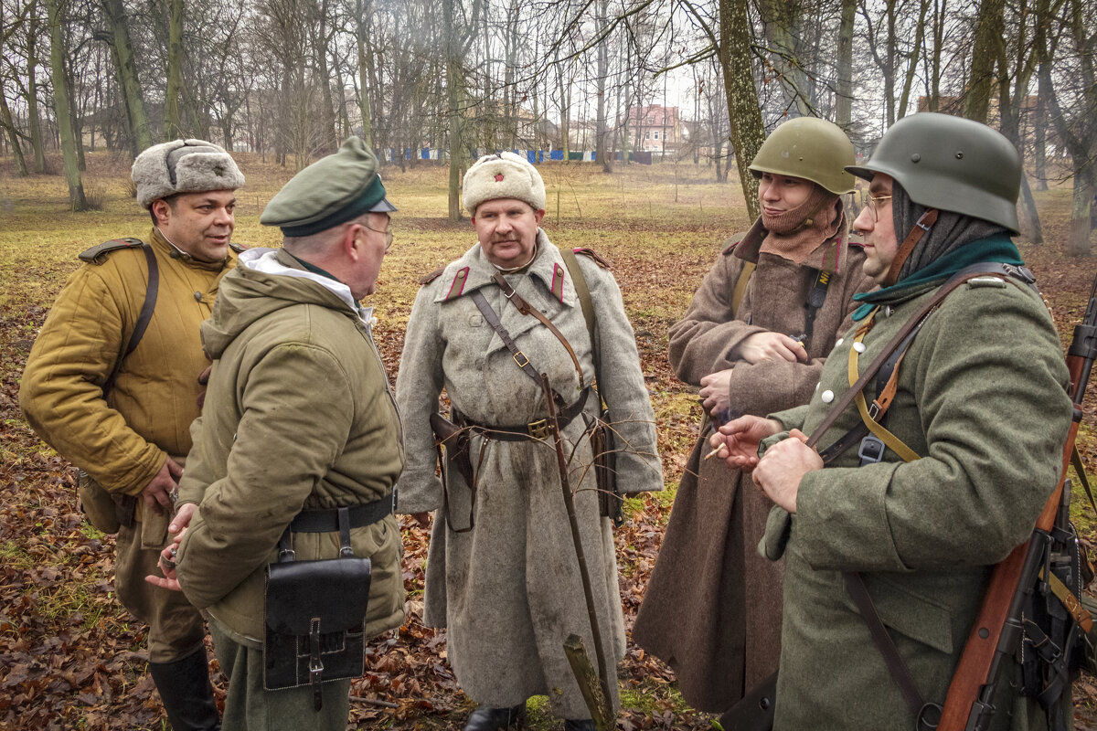 Участники реконструкции штурма Гумбиннена в январе 1945 года - Sergey Участники реконструкции штурма Гумбиннена в январе 1945 года - Sergey
