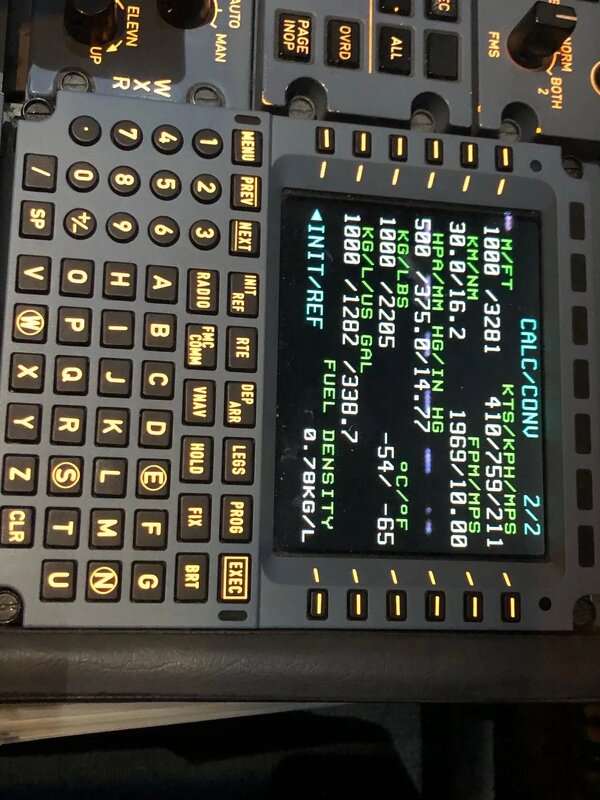 FMC - самолётный компьютер ПВИ, страница номер 2, калькулятора. - Alexey YakovLev FMC - самолётный компьютер ПВИ, страница номер 2, калькулятора. - Alexey YakovLev