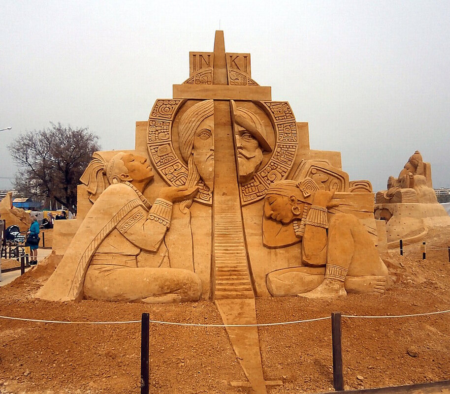 Чемпионат мира по скульптуре из песка в Москве. 2013 год. - Ольга Довженко Чемпионат мира по скульптуре из песка в Москве. 2013 год. - Ольга Довженко