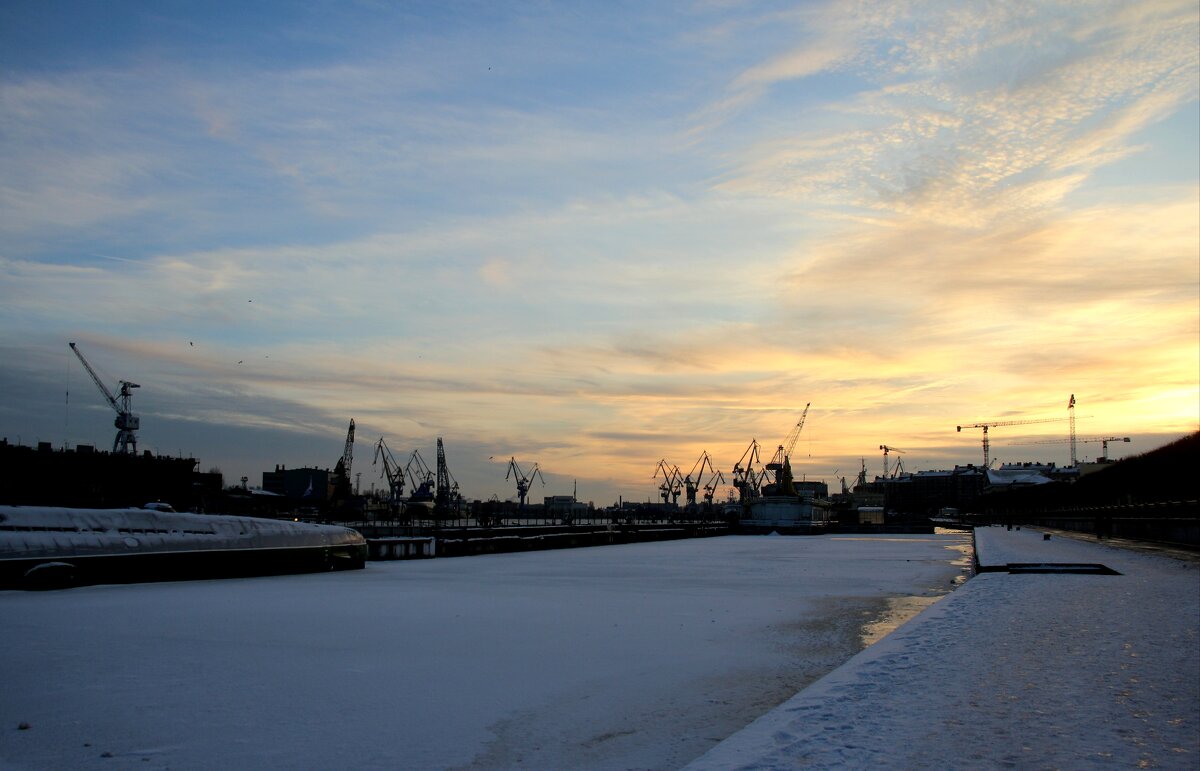 Зимний вечер на Неве - Наталья Герасимова Зимний вечер на Неве - Наталья Герасимова