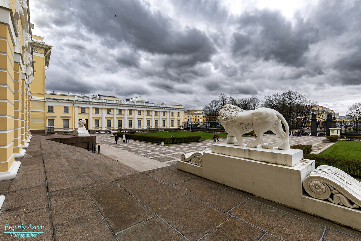 На ступенях Михайловского дворца - Евгений 