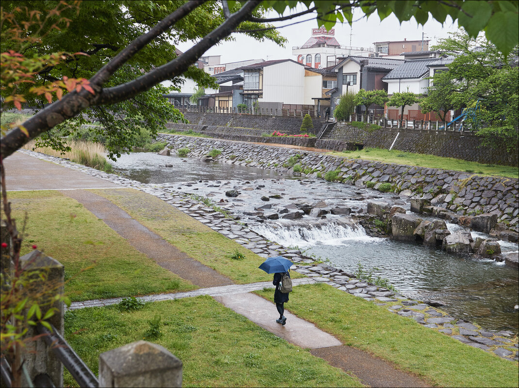 Вдоль реки под зонтом... - Валерий Готлиб Вдоль реки под зонтом... - Валерий Готлиб