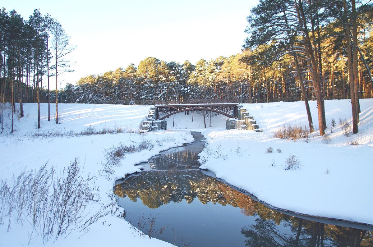 Мост через ручей - Сергей Швечков Мост через ручей - Сергей Швечков