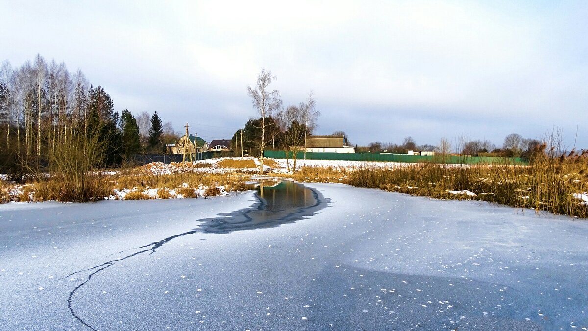 Зима в деревне. - Милешкин Владимир Алексеевич Зима в деревне. - Милешкин Владимир Алексеевич