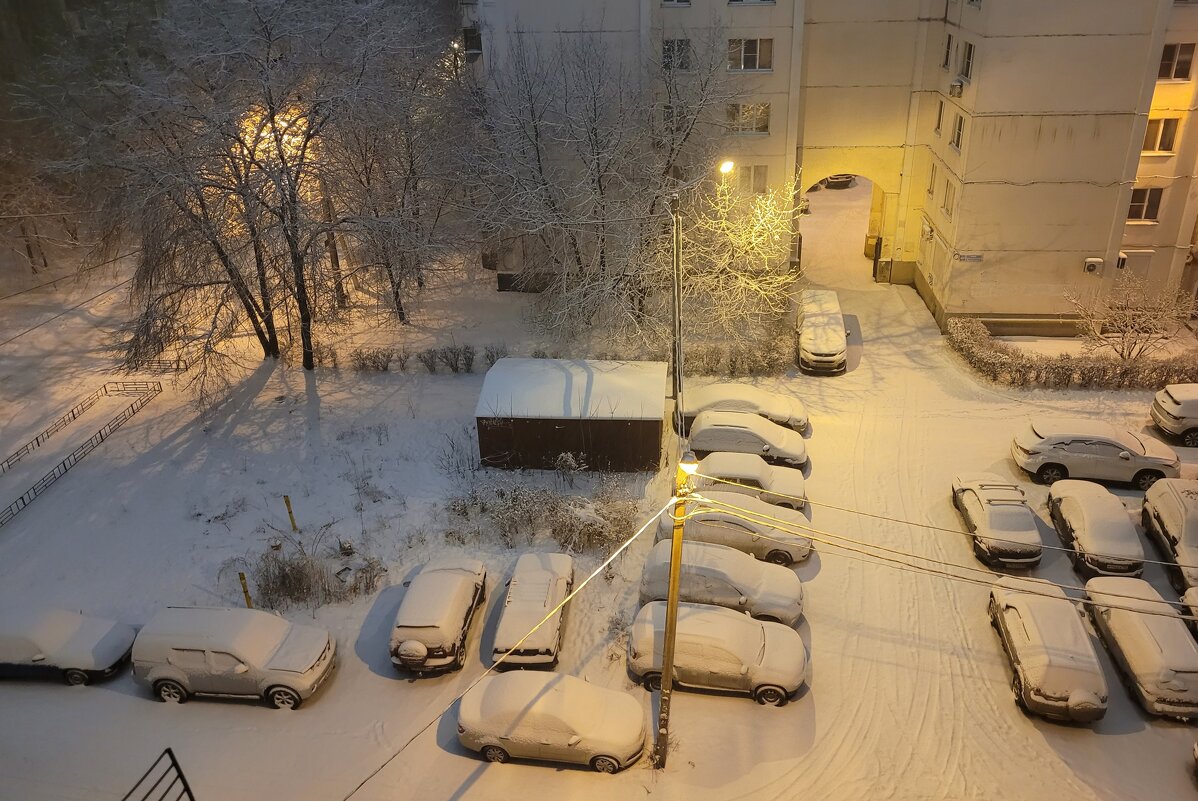 Зимняя снежная ночь - Татьяна Машошина