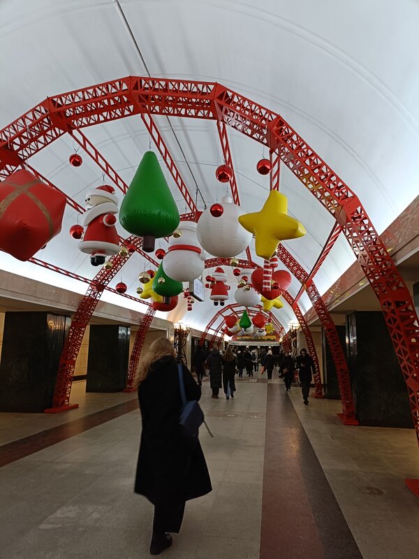 метро новогоднее - Галина R...