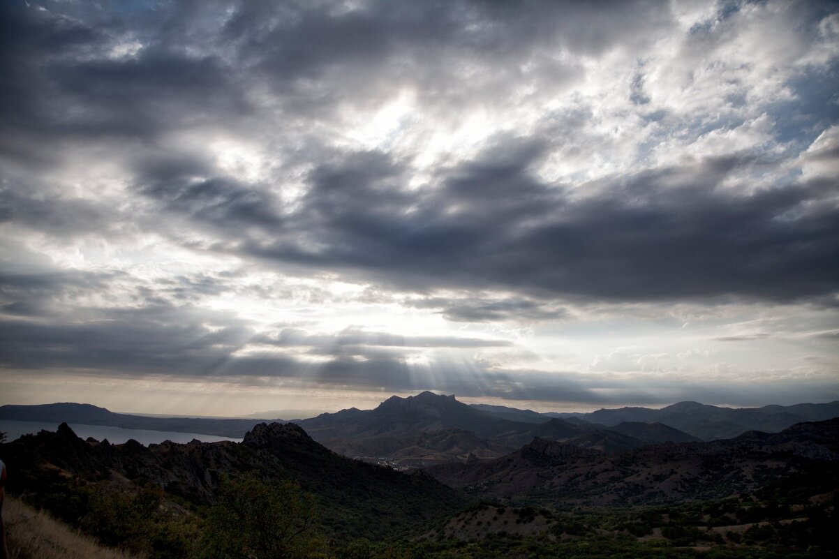 Крым. закат над Эчки-Дагом. - Вячеслав Владимирович