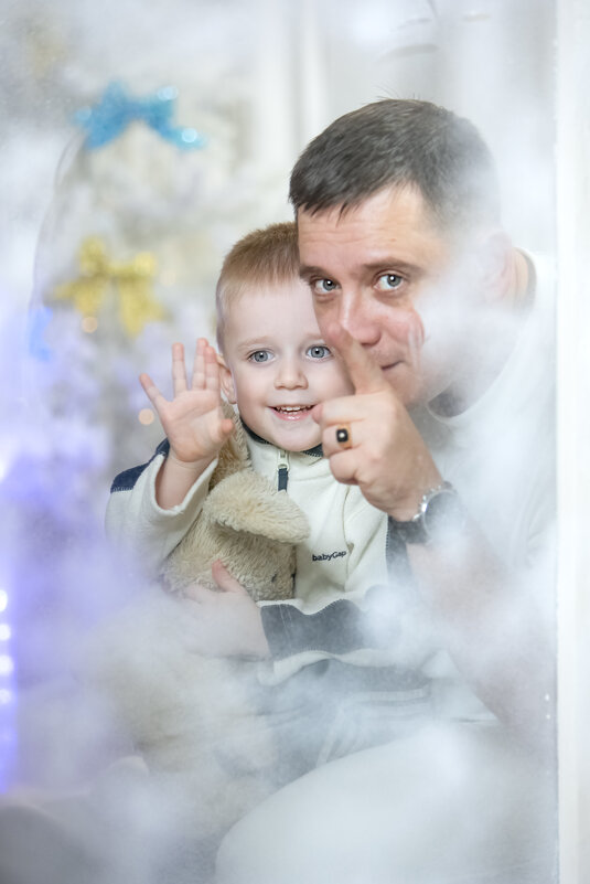 Папа с сыном - Аксана Shpakava