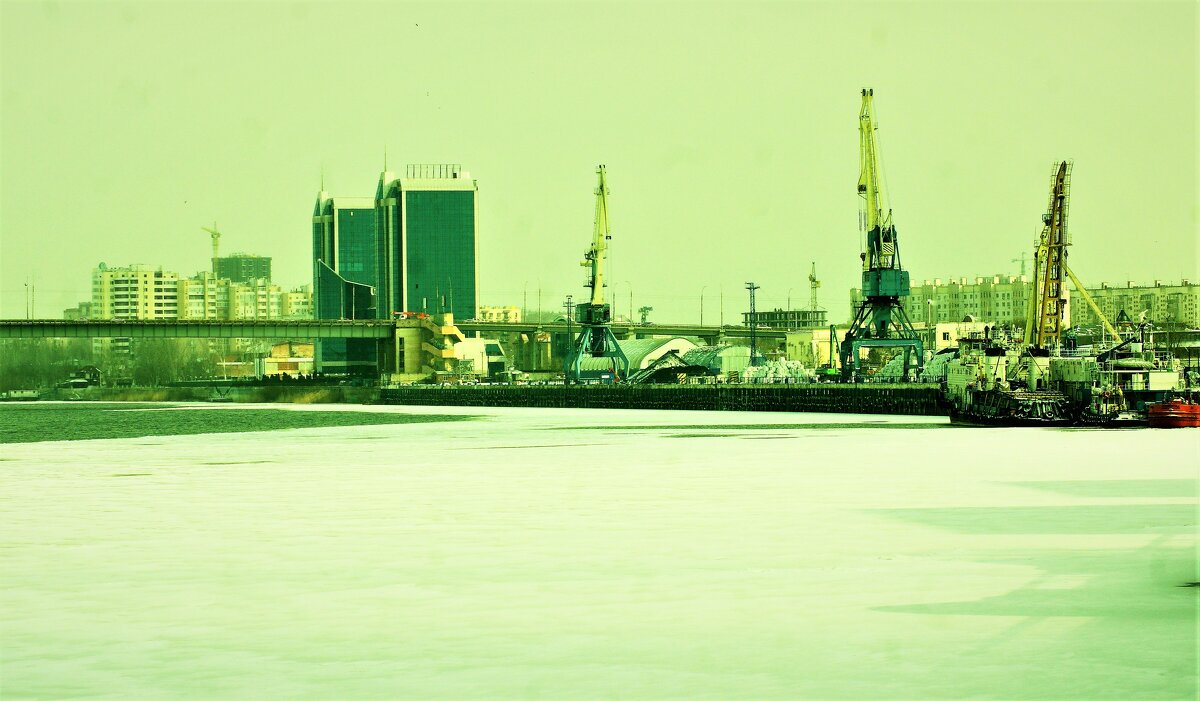 Зима на Волге. - Александр Владимирович Никитенко Зима на Волге. - Александр Владимирович Никитенко