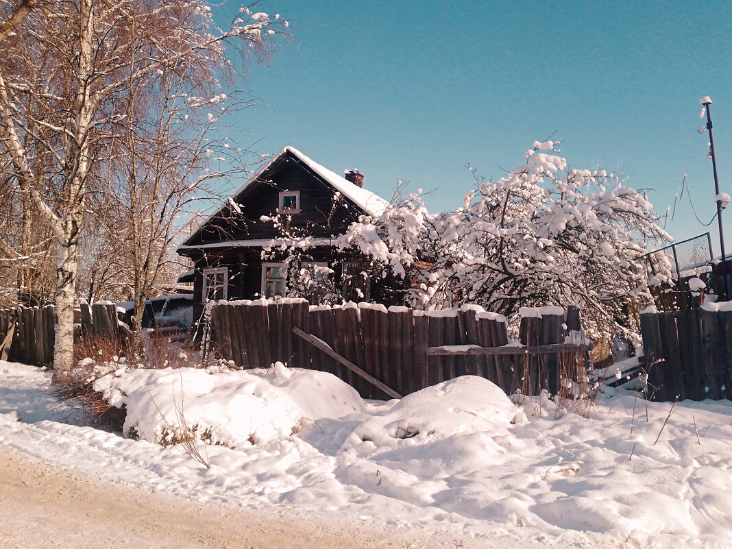 Зимний день в городе - Сергей Кочнев