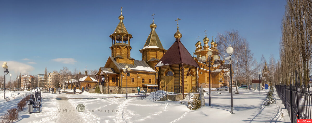 Восхитительная архитектура храмового комплекса в Белгороде - Игорь Сарапулов