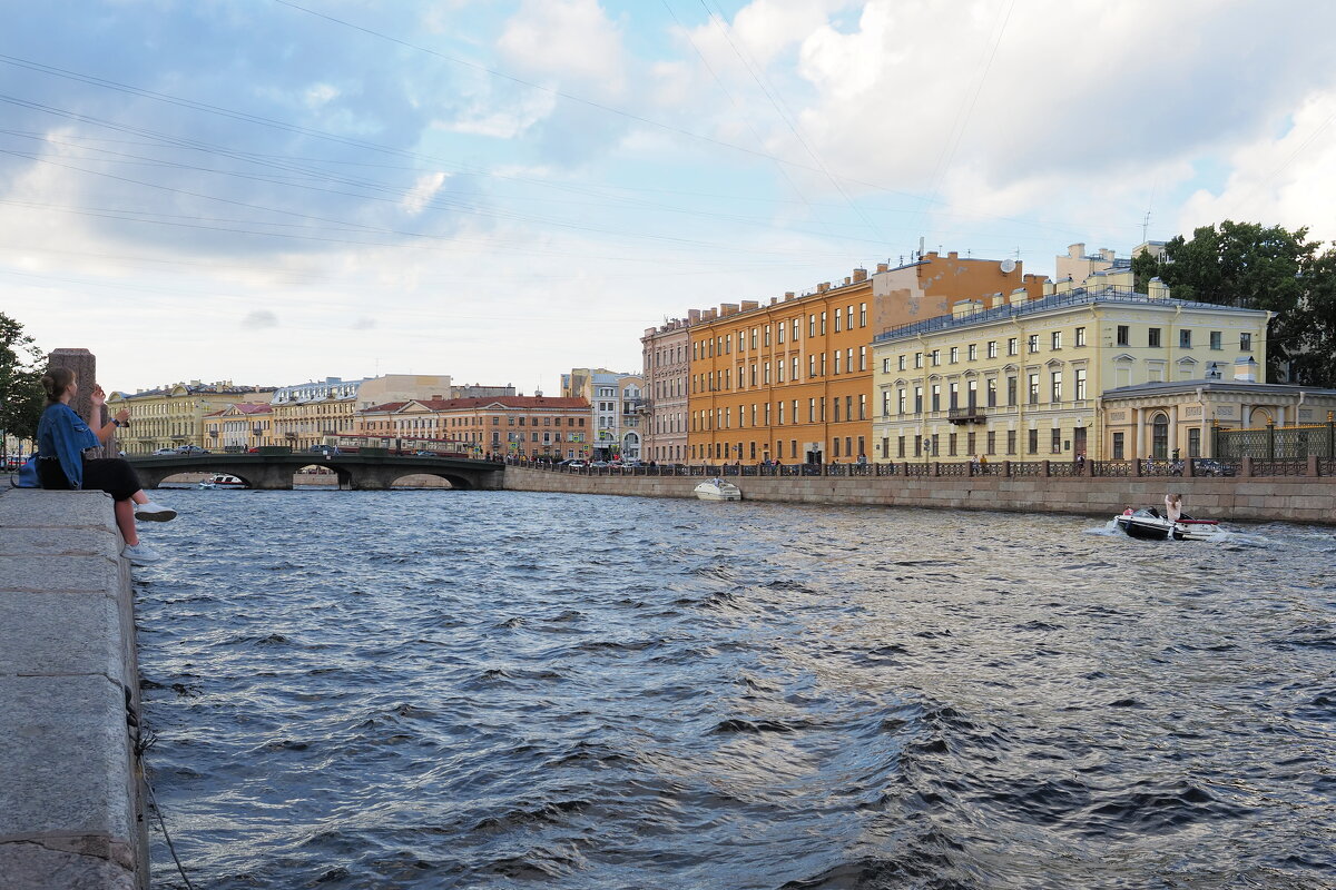 На берегу реки Фонтанка - Евгений Седов